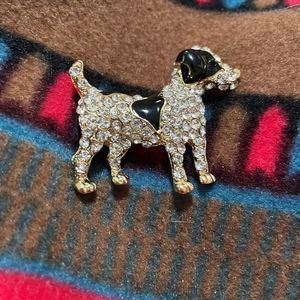 ⚫️ Polka Dot Doggie brooch ⚫️